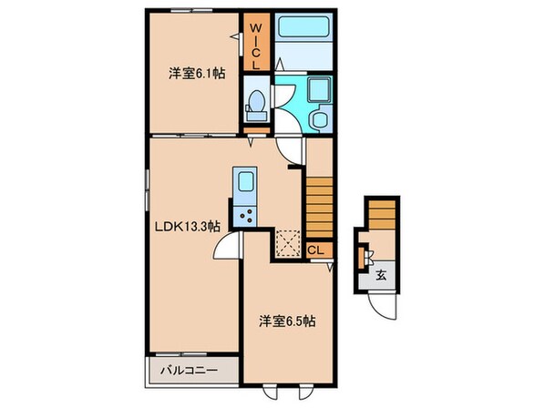 グランリヴァーｼﾞｭ宮司Ⅰの物件間取画像